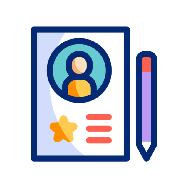 CV and resume builder feature icon